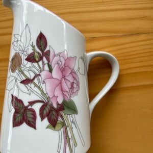 Block Spal Western Rose cream pitcher